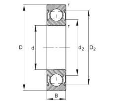 ������S�� 6201-C-2Z, �����ă�(n��i)���Y(ji��)��(g��u)��C ����������(j��) DIN 625-1 ��(bi��o)��(zh��n)����Ҫ�ߴ磬�ɂ�(c��)�g϶�ܷ�