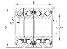 �����ǽ��|���S�� ZKLN4075-2RS-2AP, �䌦���p�����ɂȴ��ܷ�