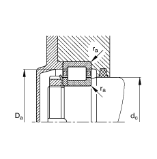 �A���L���S�� NUP2324-E-M1, ����(j��) DIN 5412-1 ��(bi��o)��(zh��n)����Ҫ�ߴ�, ��λ�S��, �ɷ��x, �����ּ�
