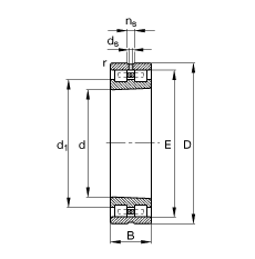 �A���L���S�� NN3013-AS-K-M-SP, ����(j��) DIN 5412-4 ��(bi��o)��(zh��n)����Ҫ�ߴ�, �Ƕ�λ�S��, �p�������F�ף��F�� 1:12 ���ɷ��x, �����ּ����pС�ď����(n��i)����϶�����ƹ���