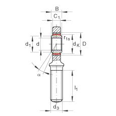 �U���S�� GAL80-UK-2RS, ����(j��) DIN ISO 12 240-4 ��(bi��o)��(zh��n)�����������ݼy����S�o(h��)���ɂ�(c��)���ܷ�