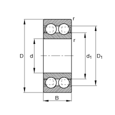 ������S�� 4209-B-TVH, ����(j��) DIN 625-3 ��(bi��o)��(zh��n)����Ҫ�ߴ����p��