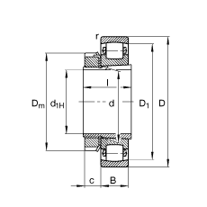 ���ΝL���S�� 20205-K-TVP-C3 + H205, ����(j��) DIN 635 �� DIN 5415 ��(bi��o)��(zh��n)����Ҫ�ߴ�, ���F�׺;o����