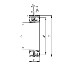 �{(di��o)�ĝL���S�� 241/500-B-K30-MB, ����(j��) DIN 635-2 ��(bi��o)��(zh��n)����Ҫ�ߴ�, �F�����F�� 1:30