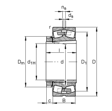 �{(di��o)�ĝL���S�� 22238-K-MB + H3138, ����(j��) DIN 635-2 ��(bi��o)��(zh��n)����Ҫ�ߴ�, ���F�׺;o����