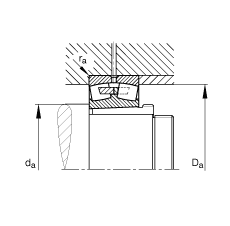 �{(di��o)�ĝL���S�� 23240-B-K-MB + AH3240, ����(j��) DIN 635-2 ��(bi��o)��(zh��n)����Ҫ�ߴ�, ���F�׺���ж��